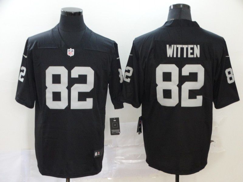 Men Oakland Raiders 82 Witten Black New Nike Limited Vapor Untouchable NFL Jerseys